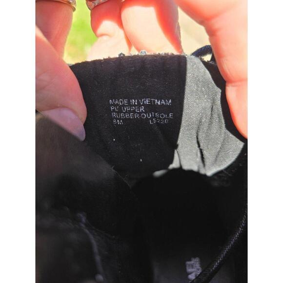 Michael Kors Alistair Glitter Combat Boot - Picture 7 of 7